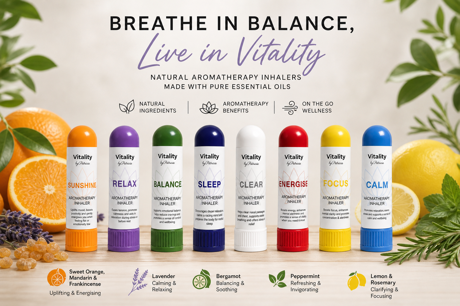Aromatherapy Nasal Inhalers